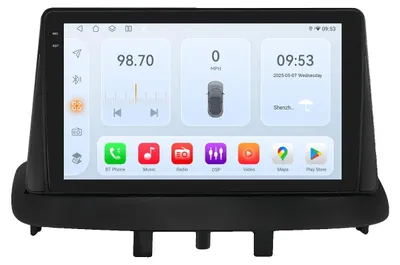 Immagine prodotto di Autoradio, funzioni multimediali, compatibilità con smartphone, compatibile con Renault Megane 3 dal 2008 al 2014. Sistema intelligente, modello QS8 AHDC2