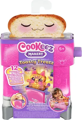Obrázek produktu pro Moose Toys Cookeez Makery Toasty Treatz, Zvířátka na hraní, 5 rok/roky