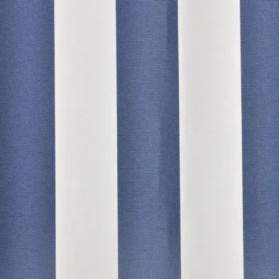 Obrázek produktu pro vidaXL Plachta na markýzu, plátno, modrá a bílá, 3,5 x 2,5 m
