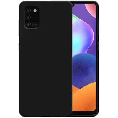 Immagine prodotto di Smartphonica Custodia in silicone per Samsung Galaxy A31 con interno morbido - Nero