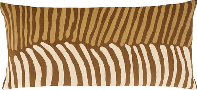 Image de Coussin en coton broderie zebre