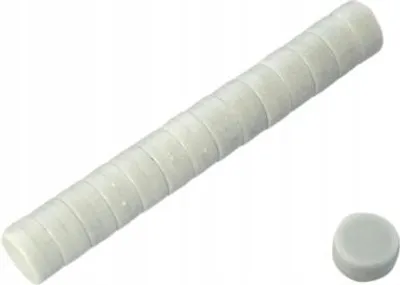 Produktbild von Büromagnet E 12,7x6,35 - Weiß, 10 Stück, Extrem stark, Magnettafeln, Kühlschränke, Whiteboards, DIY