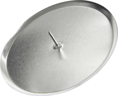 Produktbild von Kaemingk Metall-Adventskerzenhalter Ø 6 cm silber - 4 Stück