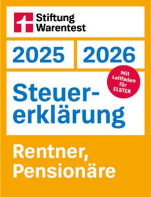 Produktbild von Steuererklärung 2025/2026 - Rentner, Pensionäre