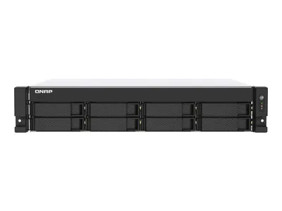 Produktbild von QNAP TS-873AeU - NAS-Server - 8 Schächte - Rack - einbaufähig - SATA 6Gb/s - RAID RAID 0, 1, 5, 6, 10, 50, JBOD, 60 - RAM 4 GB - 2.5 Gigabit Ethernet - iSCSI Support - 2U