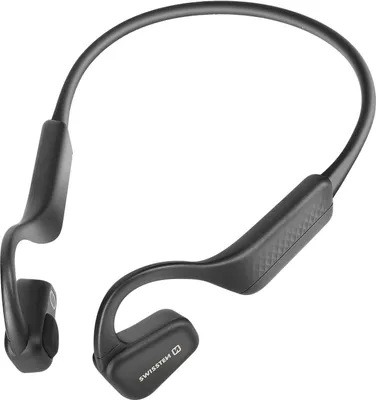 Produktbild von Swissten, Kabelloses Sport Headset Air Conduction, Bluetooth 5.3, Schwarz
