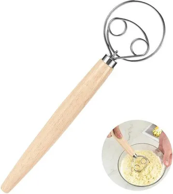 Immagine prodotto di Impastatrice in acciaio inossidabile, manico lungo, accessori da cucina, ideale per la panificazione, utensile da cucina