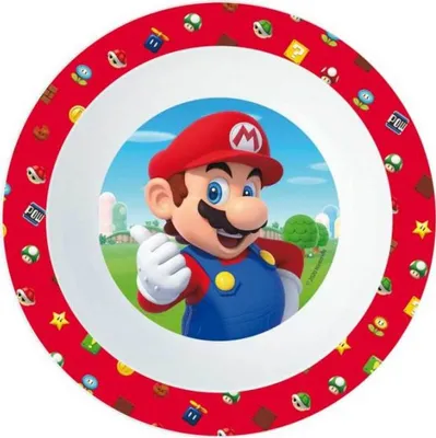 Zdjęcie produktu dla Oryginalny zestaw 3 naczyń obiadowych Super Mario Bros
