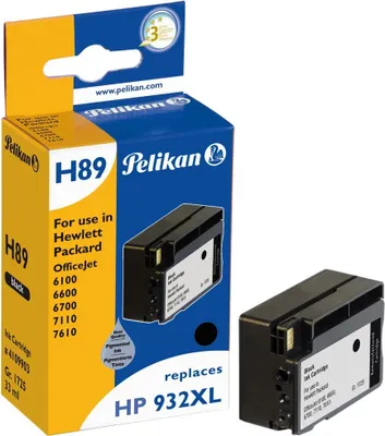 Produktbild von Pelikan H89 Tintenpatrone - Remanufactured für HP (CN053AE) - Schwarz - Tintenstrahl - 1er Pack