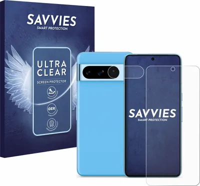 Produktbild von 18x Für Google Pixel 8 Pro (Display+Kamera) Schutzfolie Savvies Displayschutz Display Schutz Folie Klar Transparent