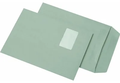Immagine prodotto di mayer-network 30005451 Buste riciclate - C4, con finestra, autoadesive, 90g/mq, 250 pezzi