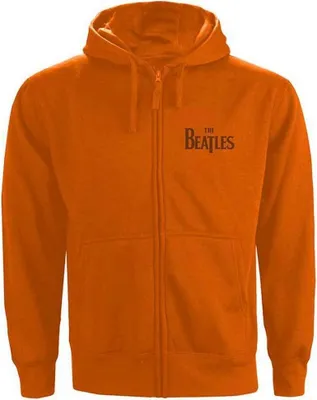 Produktbild von The Beatles - Hoodie mit durchgehendem Reißverschluss für Herren/Damen Uni RO288 (XL) (Orange)
