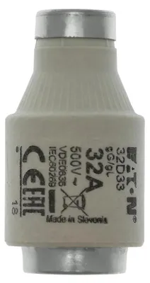 Produktbild von Eaton Diazed-Sicherung DIII, 32A, E33, 500V AC, gL/gG, träge, 1 Stk.