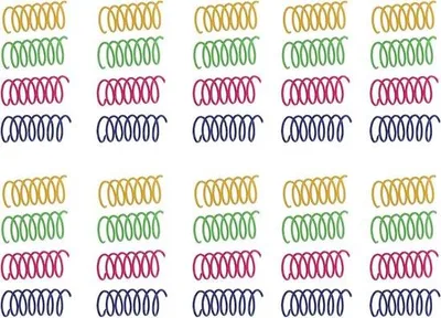 Immagine prodotto di Giocattoli colorati per gatti, ideali per il gioco interattivo e la caccia - confezione da 40 pezzi