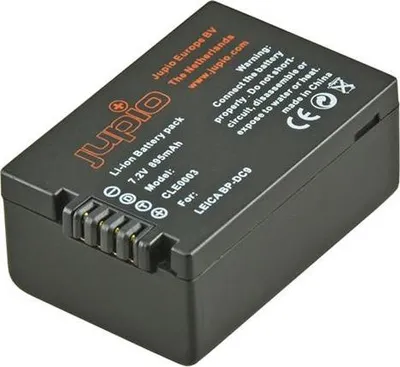 Produktbild von Jupio CLE0003, 895 mAh, Lithium-Ion (Li-Ion), 7,2 V, Schwarz