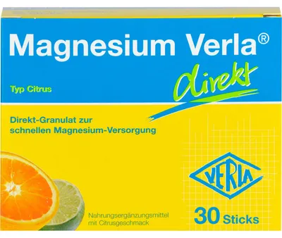 Produktbild von Magnesium Verla direkt Typ Citrus Sticks, 30 St. Beutel