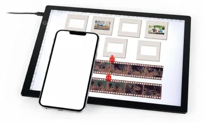 Produktbild von InAndOutdoorMatch - Film-Scanner - Ultradünne Hintergrundbeleuchtung, KI-generiertes Bild
