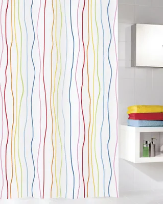 Immagine prodotto di Tenda da doccia Kleine Wolke in tessuto JOLIE Multicolore 120 x 200 cm