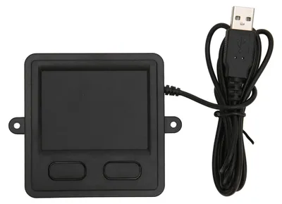 Productafbeelding van Bedrade USB-Touchpad - Draagbaar Trackpad - Plug-and-Play Functionaliteit - Zwart - Nauwkeurige Aanraakgevoeligheid - Geschikt voor Computers...