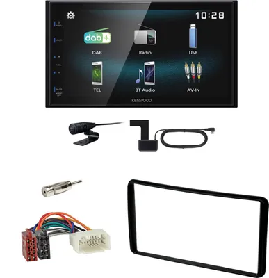 Produktbild von Kenwood DMX-125DAB USB Bluetooth MP3 DAB+ Einbauset für Suzuki Jimny FJ