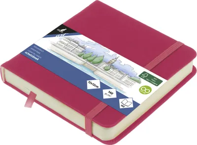 Obrázok produktu pre kangaro K-861251 skicár kangaro, 80 listov, 120 x 120 mm, rubínová