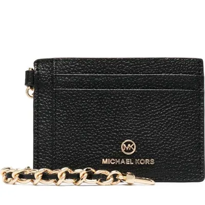 Produktbild von Michael Kors Damen Kredit- & Visitenkartenetuis 34F2GT9D5L-001 Farbe: Schwarz Größe: Einheitsgröße