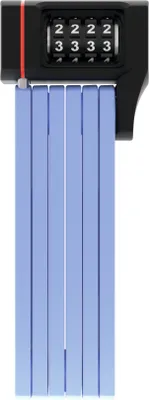 Produktbild von ABUS Faltschloss Bordo uGrip 5700C SH mit Halterung - Fahrradschloss mit Zahlencode und 5 mm starken Stäben - ABUS-Sicherheitslevel 7 - 80 cm - Blau