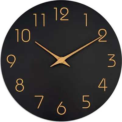 Produktbild von Wanduhr 10 Zoll, Geräuschlos, Dekorativ, Für Büro Und Schlafzimmer