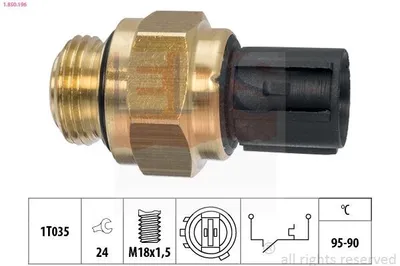 Obrázek produktu pro Spínač teploty, ventilátor chladiče