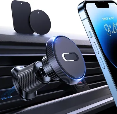 Image de Miracase Support magnétique de téléphone portable pour voiture Aération 6 aimants puissants