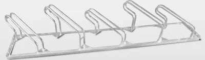 Produktbild von POV® Fahrradständer TOP, 45° schräg rechts, 1-seitig, Reifenbreite 55mm, 6 Einstellplätze