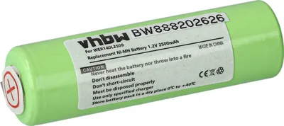 Produktbild von vhbw Akku kompatibel mit Panasonic ER140, ER141 Haarschneidemaschine (2500 mAh, 1,2 V, NiMH)