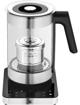 Productafbeelding van WMF Lumero 04.1326.0011, 1,6 liter, 3000 watt, Roestvrij staal, Transparant, Glas, Roestvrij staal, Instelbare thermostaat, Waterniveau-indicator