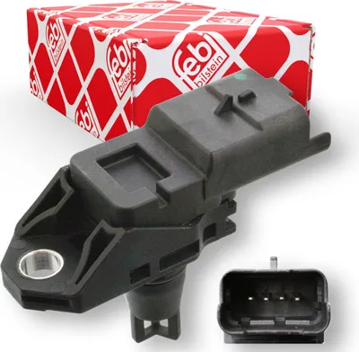 Produktbild von FEBI BILSTEIN 106021 Ladedrucksensor für FORD Fiesta Mk6 Schrägheck (JA8, JR8) Saugrohr