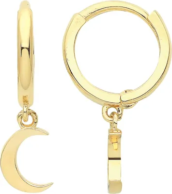 Produktbild von Edle 9 Karat (375) Gold Damen - Paar Ohrringe - 17mm*5mm; TRS36331