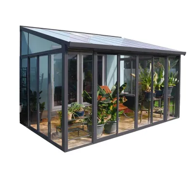 Produktbild von Palram - Canopia Aluminium Kaltwintergarten Sanremo Anthrazit 277x435x310 cm