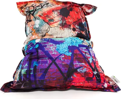 Obrázok produktu pre Ecopuf, sedací vak Pouf, vak Poufsessel Pufsack deti, dospelí, fantázia Dg57-nc14, M 135x170cm