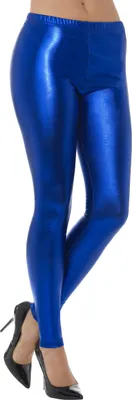 Produktbild von Leggings metallic-blau - Einheitsgröße