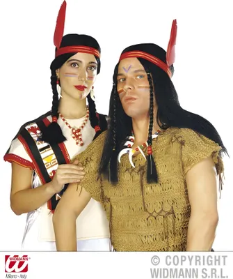 Obrázok produktu pre Indianerperücke sortiert