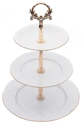 Produktbild von Thun 1794 Etažérka, zlatý proužek, Bernadotte, český porcelán, Thun