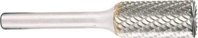 Produktbild von Projahn Hartmetallfräser, Form B Zylinder mit Stirnverzahnung d1 12.7 mm, Schaftdurchmesser 6.0 mm Kreuzverzahnung