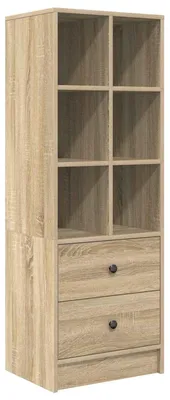 Image de Haut Armoire avec tiroir Chêne Sonoma 45,5 x 34 x 127 cm