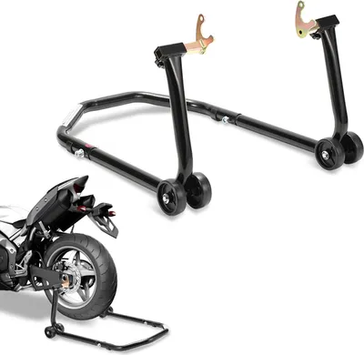 Produktbild von Motorrad Montageständer Hinten breitenverstellbar Transportständer Schwarz für fast alle Motorräder geeignet