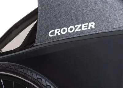 Produktbild von Croozer Keeke 2 Stone grau Fahrradanhänger