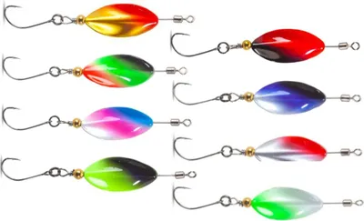 Produktbild von Iron Trout Swirly Leaf Lure 3g - Spinnköder, Sänger Farbe:BPW