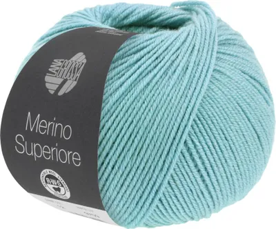 Produktbild von Lana Grossa Merino Superiore 023 Azurblau 50g