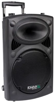 Produktbild von Ibiza Sound PORT12VHF, 350 W, 40 - 20000 Hz, Schwarz, Verkabelt & Kabellos, AC, Akku, 12 V