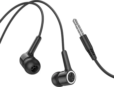 Immagine prodotto di Auricolari a filo HOCO Jack 3,5 mm con microfono M104 nero