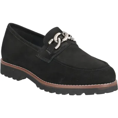 Produktbild von Sioux Slipper & Mokassin MEREDITH, Rauleder, Schwarz, Damen