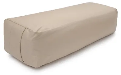 Produktbild von yogabox Yoga und Pilates Rechteckbolster D - regional hergestellt - sand 60 x 20 x 14 cm Buchweizenschalen